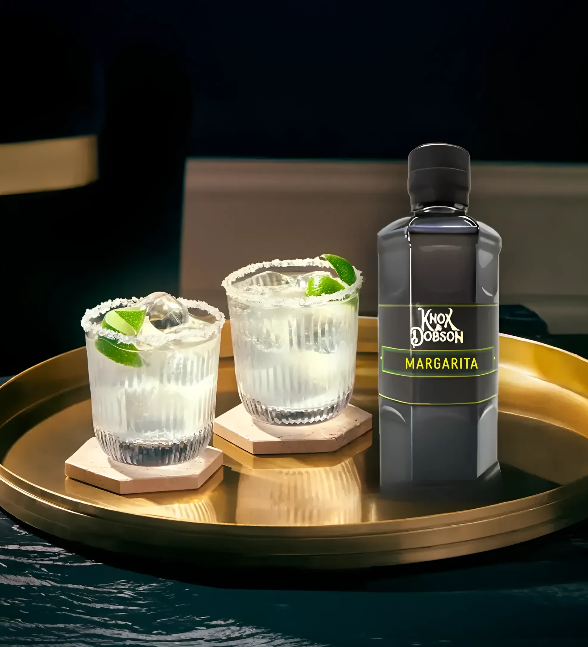Knox Dobson Margarita Portrait Sq Knox and Dobson Premium Bottled Cocktails